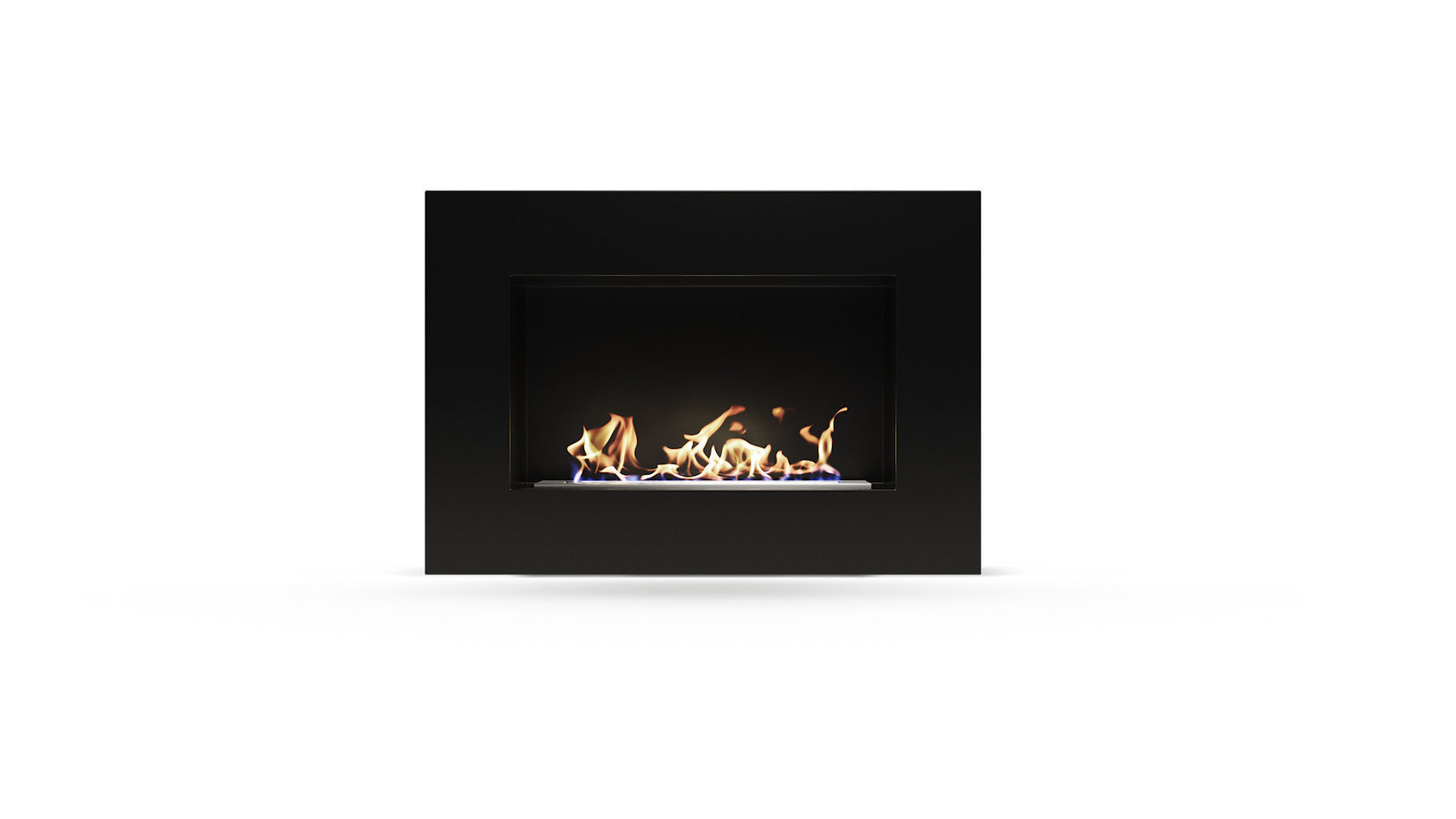 Биокамин "Русский огонь" Лофт 650N настенный с декоративным стеклом (стемалитом) по цене 20 950 руб.