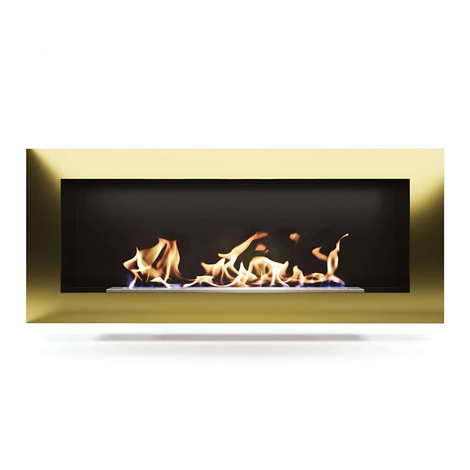 Биокамин "Русский огонь" Барокко 1100V встраиваемый с декоративным стеклом (стемалитом) по цене 47 650 руб.