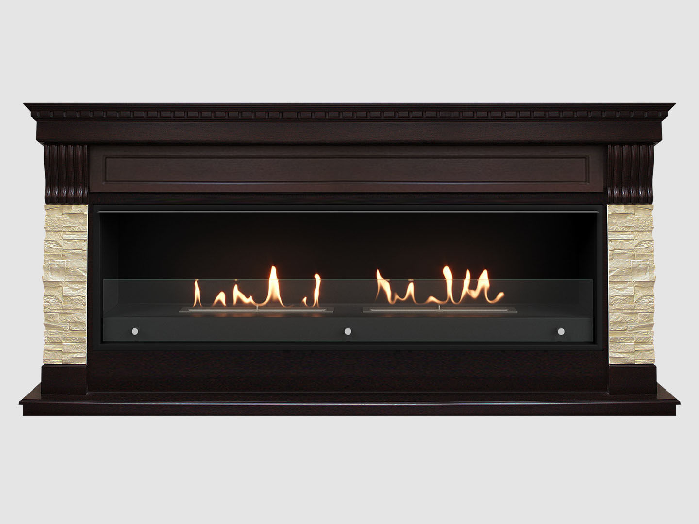 Каминный портал МДФ "DENVER 1870" с биокамином Lux Fire "Фаер Бокс Вега-2" Каминный портал МДФ "DENVER 1870" с биокамином Lux Fire "Фаер Бокс Вега-2" по цене 104 390 руб.