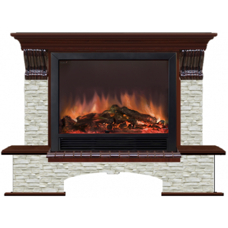 Бостон Грот однотонный Ш-33 (красное дерево)+Sharm 33 BL