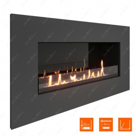 Биокамин SteelHeat GRAND 900 XL стекло + стемалит по цене 38 496 руб.