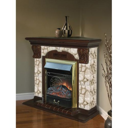 Арочный Карелия угловой (дуб)+Majestic Brass