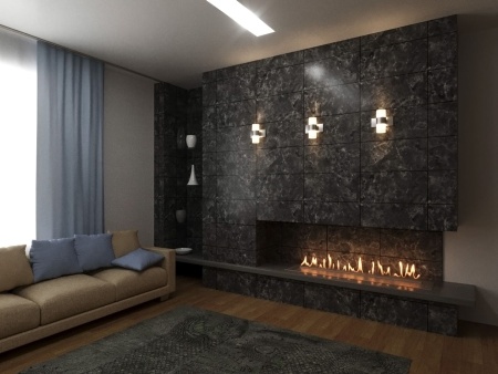 Автоматический биокамин Lux Fire Smart Flame 900 RC INOX по цене 338 030 руб.