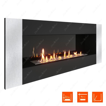 Биокамин SteelHeat GRAND-V 1200 стемалит по цене 51 450 руб.