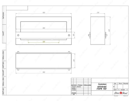 Биокамин SteelHeat WALL FRAME ONE 900 белый, стемалит Биокамин SteelHeat WALL FRAME ONE 900 белый, стемалит по цене 48 720 руб.